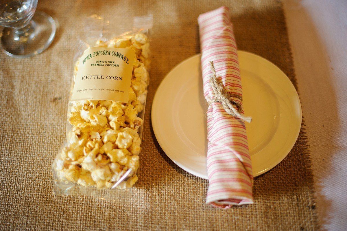 popcorn wedding favors