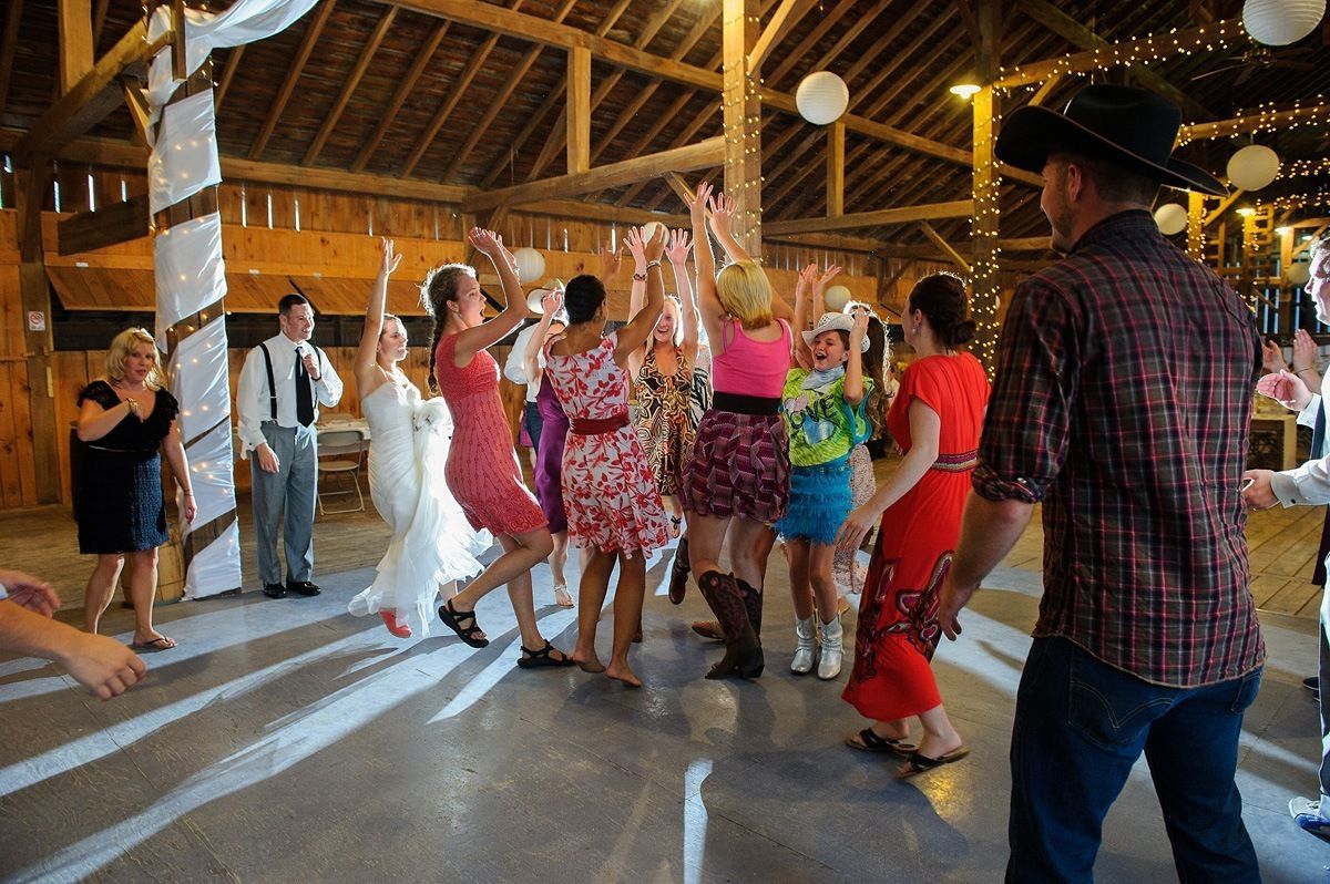 barn dancing