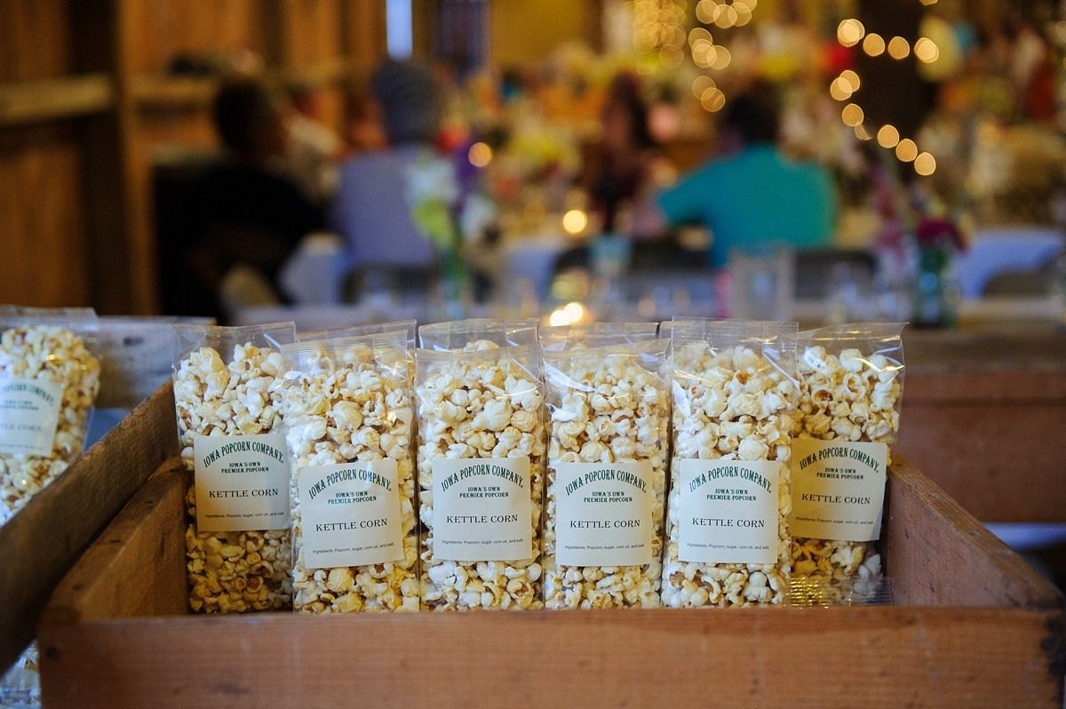 popcorn wedding favors
