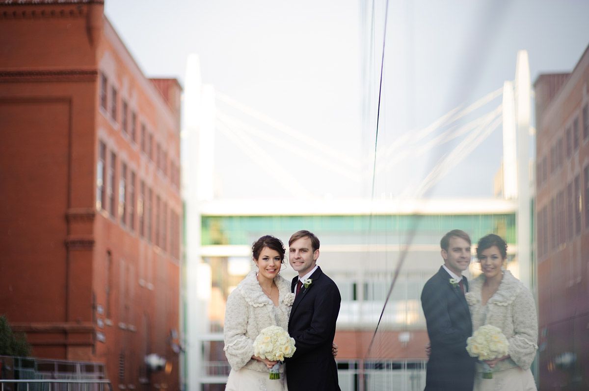 Wedding portraits at the figge davenport museum