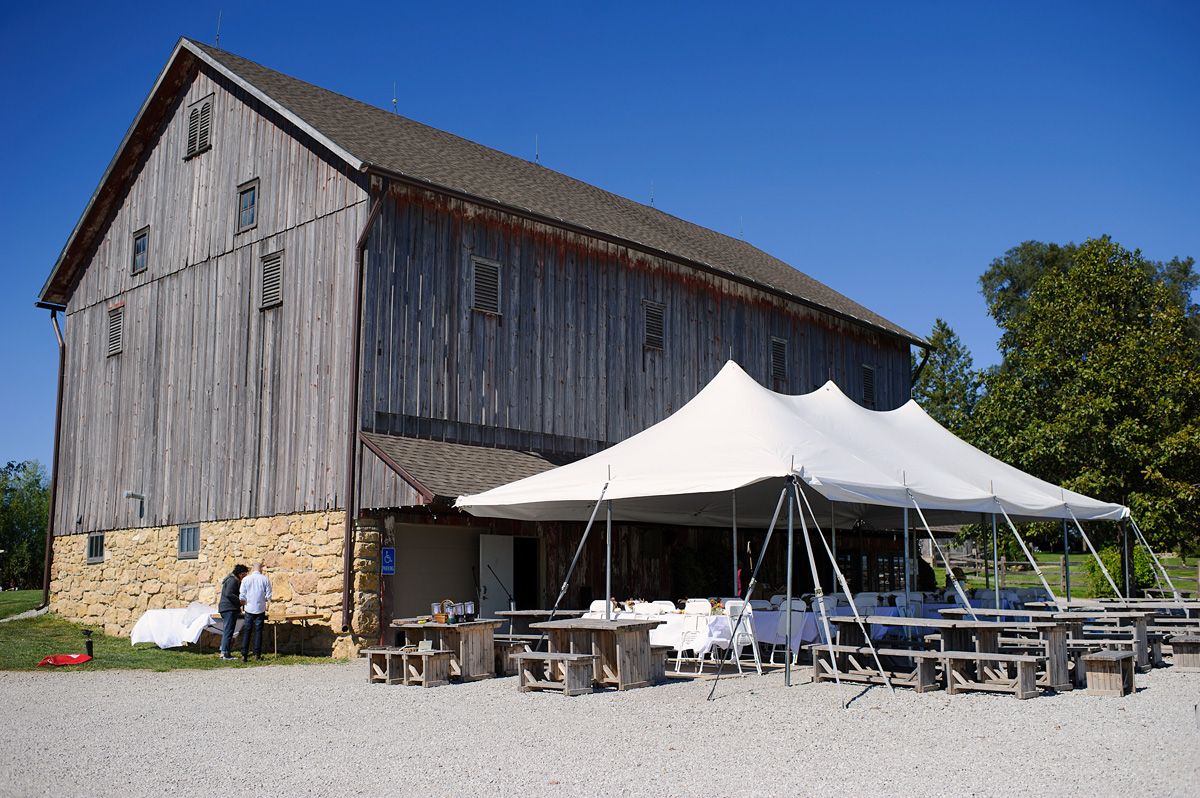 Exterior photo of the Sutliff Barn