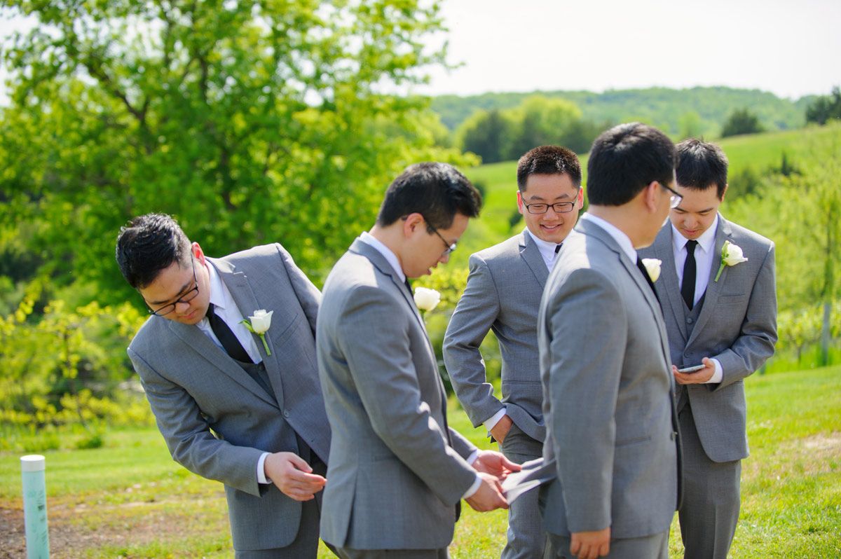 Groom and groomsmen 